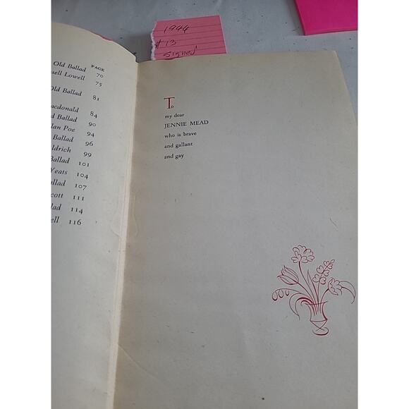 Signed Helen Ferris LOVE'S ENCHANTMENT, STORY POEMS AND BALLADS 1944 VG FE HB - Picture 8 of 8